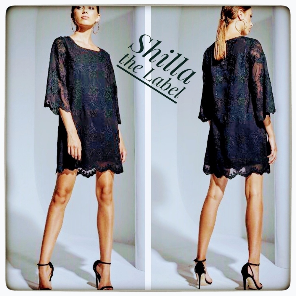 SHILLA THE LABEL Sheer Dress ~ NWT